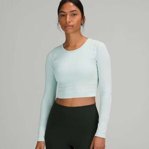 lululemon Ebb To Street Long Sleeve Shirt Delicate Mint
